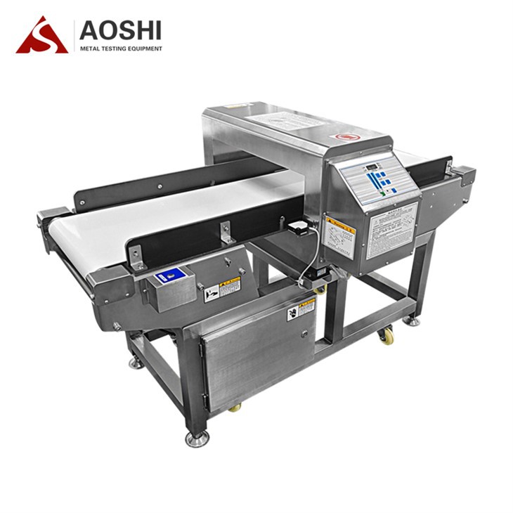 Produktmetalldetektor i aluminiumsfolieposer